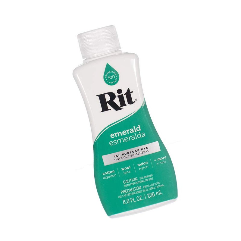 Craft County Rit Dye Liquid â€“ Wide Selection of Colors â€“ 8 Oz. (Emerald) - Image 2